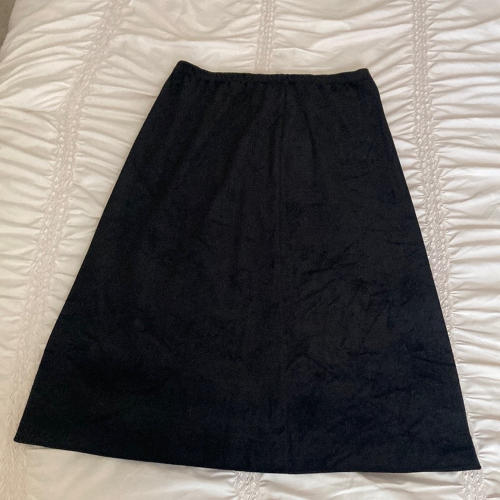Black Velvet Skirt